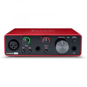 Interface audio USB Focusrite Scarlett Solo de 3e génération